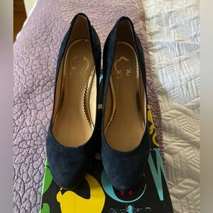 C. Wonder Navy Blue wedge Heels